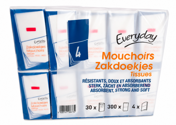 Papiers Mouchoirs Everyday (Paquet de 30)